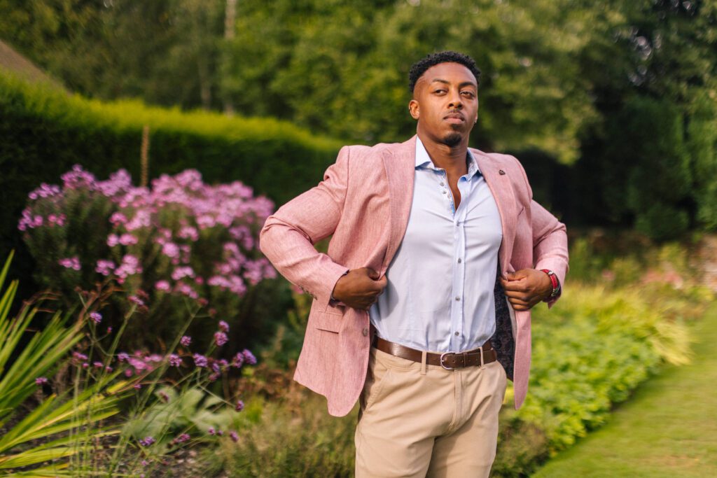 How to style a non-traditional wedding suit